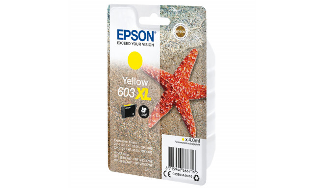 Originaalne Tindikassett Epson C13T03A44020 Kollane