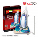 CUBICFUN 3D пазл Отель Бурж эль Араб", Дубаи