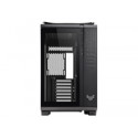 ASUS TUF Gaming GT502 Gaming Case ATX Panoramic View Tempered Glass Front and Side Panel Tool-Free S