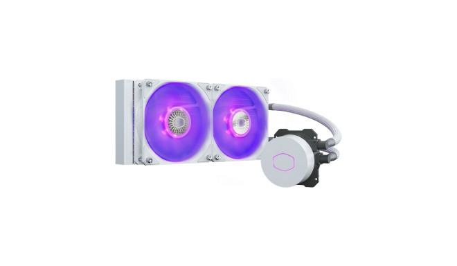 Cooler Master MasterLiquid ML240L V2 RGB White Edition Motherboard All-in-one liquid cooler 12 cm