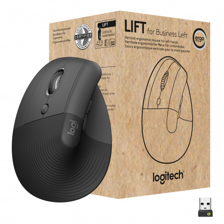 LOGITECH LIFT FOR BUSINESS vasak - grafiit / must - EMEA