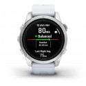 Garmin epix Pro (Gen 2) 42mm, hõbedane/valge