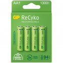 4x rechargeable batteries akumulatorki AA / R6 GP ReCyko 1300 Series Ni-MH 1300mAh