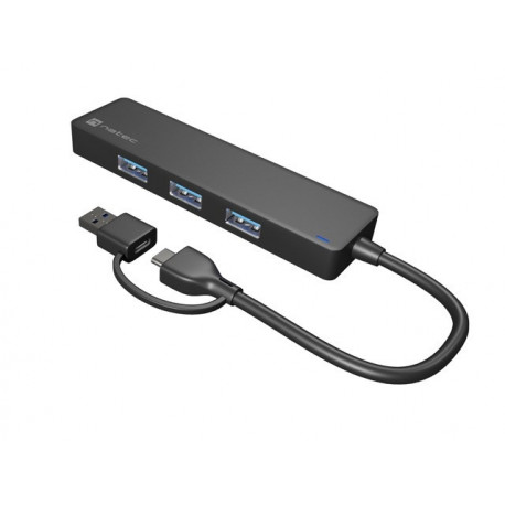 NATEC USB-C jaotur MAYFLY 4-PORTS USB-A adapter