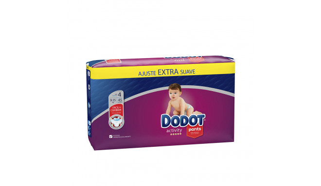 DODOT PANTS ACTIVITY talla 4 pañal-braguita 9-15 kg 45 u