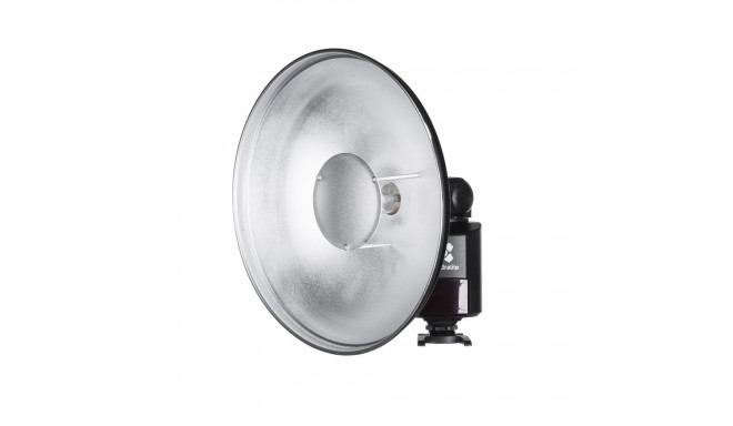 Quadralite Reporter beauty dish reflektors paredzēts Reporter zibspuldzēm