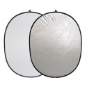 Linkstar reflector 2in1 R-90120SW 90x120cm, silver/white