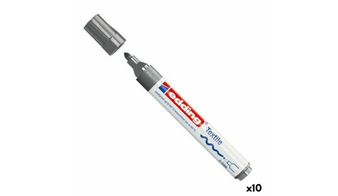 Marker Edding Textile 4500 Grey (10 Units)