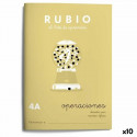Matemaatika töövihik Rubio Nº4A A5 hispaania 20 Lehed (10 Ühikut)
