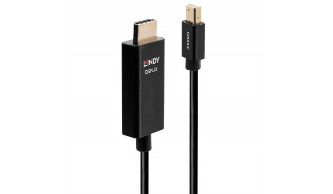 Mini DisplayPort-HDMI Adapter LINDY 40920 Must 50 cm