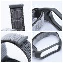 Strap nylon for smartband Xiaomi Mi Band 5 / 6 / 7 grey (19)