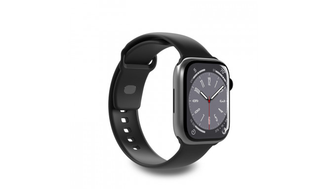 PURO ICON - Elastyczny pasek do Apple Watch 38/40/41/42 mm (S/M & M/L) (Black)