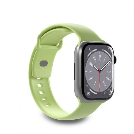 PURO ICON - Elastyczny pasek do Apple Watch 38/40/41/42 mm (S/M & M/L) (Matcha Green)