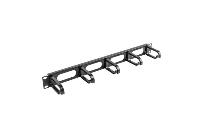 LANBERG kaablikorraldaja 19" (1U, tüüp B, must) AK-1205-B