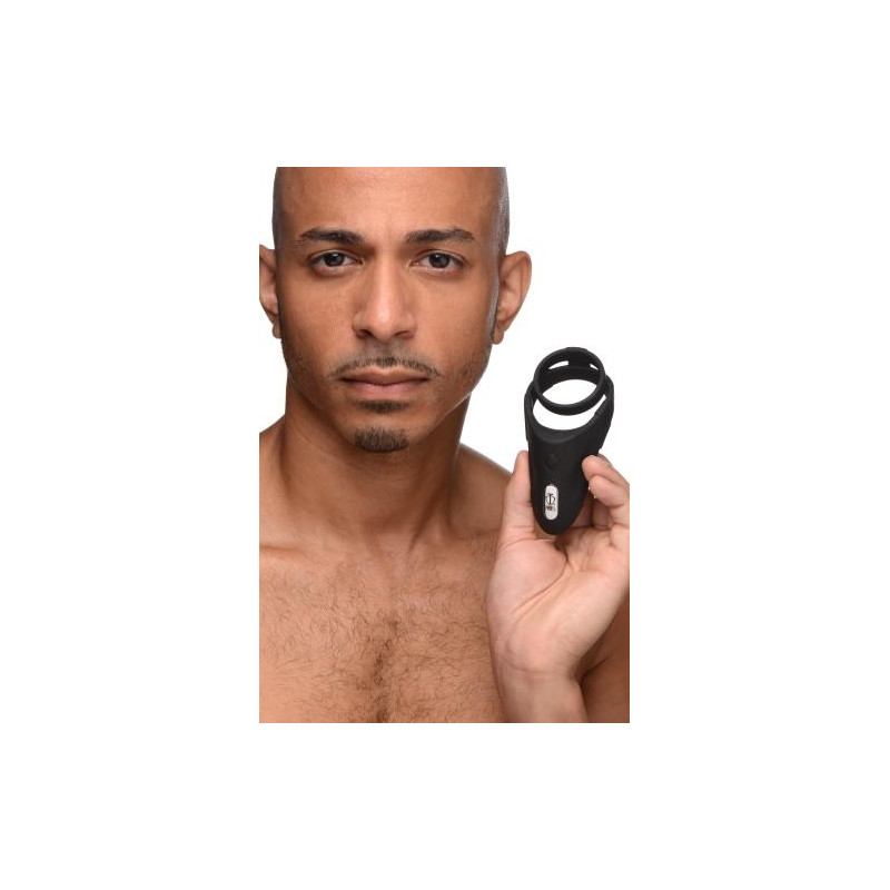 Vibrating Taint Stim Cock Ring - Black - Penis rings - Photopoint Vibrating Taint Stim Cock Ring - Black - Penis rings - Photopoint