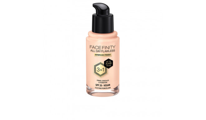 MAX FACTOR FACEFINITY ALL DAY FLAWLESS 3 IN 1 foundation #C10-fair porcelain 30 ml