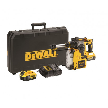 DEWALT. HAMMER SDS+ 18V +ODSYS DCH275P2 2.1J 2x5Ah HANDLESS. + HANDLE