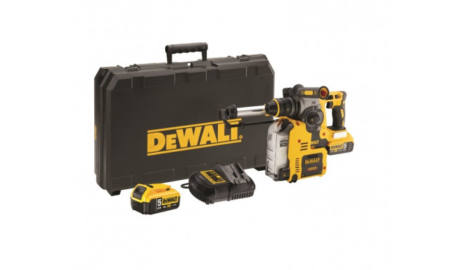 DEWALT. HAMMER SDS+ 18V +ODSYS DCH275P2 2.1J 2x5Ah HANDLESS. + HANDLE