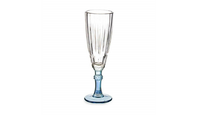 Champagne glass Exotic Crystal Blue 170 ml