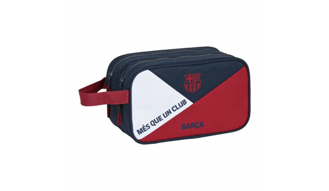 FC Barcelona toiletry bag 26x15x12.5cm, blue/maroon