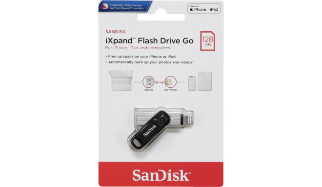 SanDisk iXpand Flash Drive 128GB SDIX60N-128G-GN6NE