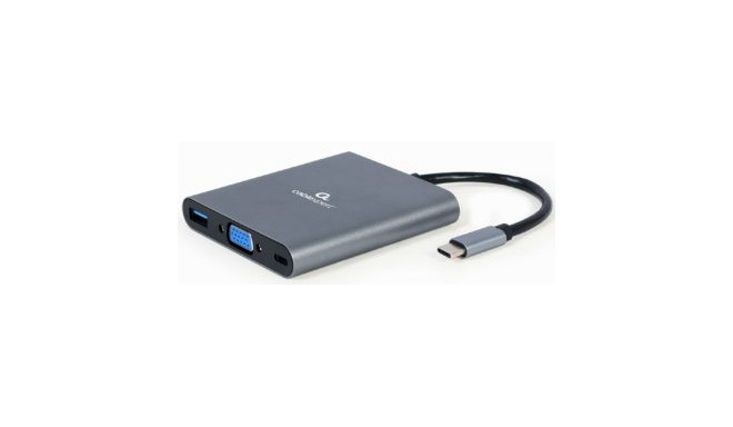 Gembird USB Type-C Multi-Port Adapter + Card Reader