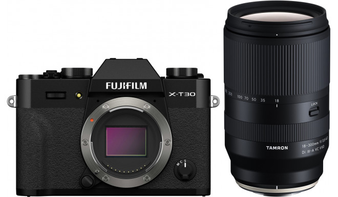 Fujifilm X-T30 II + Tamron 18-300 мм, черный