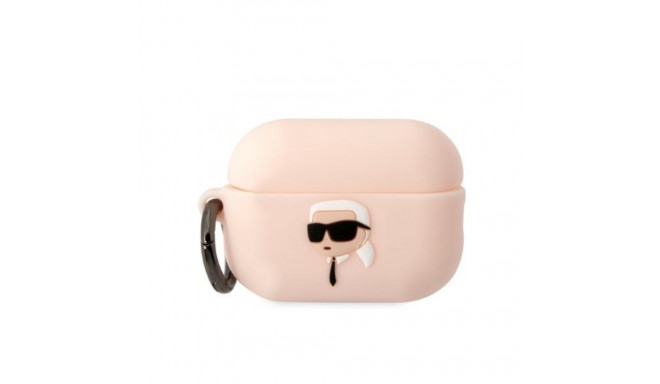 Karl Lagerfeld case for Airpods Pro 2 KLAP2RUNIKP white 3D Silicone NFT Karl