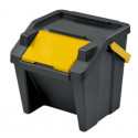 Recycling Waste Bin Tontarelli Moda Yellow 28 L Stackable