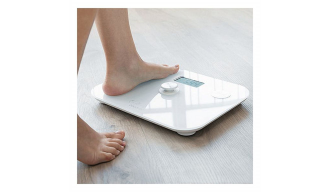 Digital Bathroom Scales Cecotec ECOPOWER 10100 FULL HEALTHY LCD 180 kg White Glass