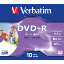 Verbatim DVD+R Wide Inkjet Printable ID Brand