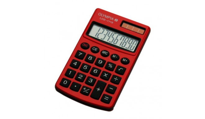 Olympia LCD 1110 calculator Pocket Basic Red