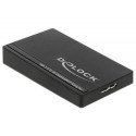 DeLOCK 62581 USB graphics adapter 3840 x 2160 pixels Black