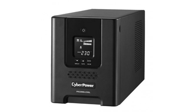CyberPower PR2200ELCDSL uninterruptible power supply (UPS) Line-Interactive 2.2 kVA 1980 W 9 AC outl