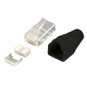 LogiLink MP0022 wire connector RJ45 Black, Transparent