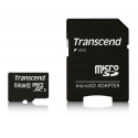 Transcend microSDXC/SDHC Class 10 64GB with Adapter