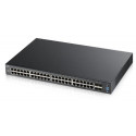 Zyxel XGS2210-52 Managed L2 Gigabit Ethernet (10/100/1000) 1U Black