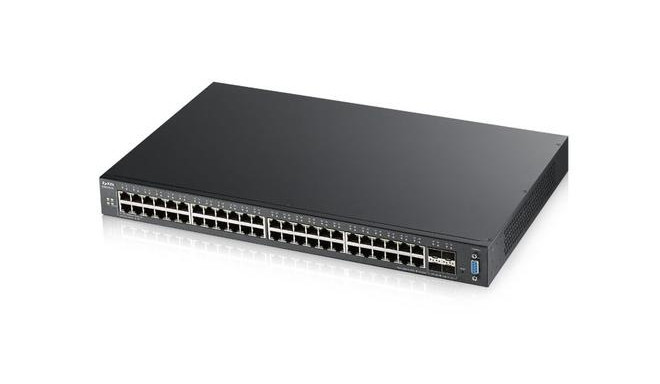 Zyxel XGS2210-52 Managed L2 Gigabit Ethernet (10/100/1000) 1U Black