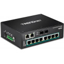 Trendnet TI-PG102 network switch Unmanaged Gigabit Ethernet (10/100/1000) Power over Ethernet (PoE) 