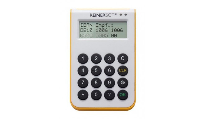 Reiner SCT cyberJack one smart card reader USB White, Yellow