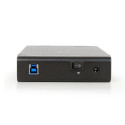 Gembird EE3-U3S-3 storage drive enclosure HDD enclosure Black 3.5"