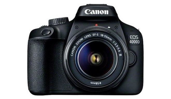 Canon EOS 4000D + EF-S 18-55mm III SLR 18MP, must