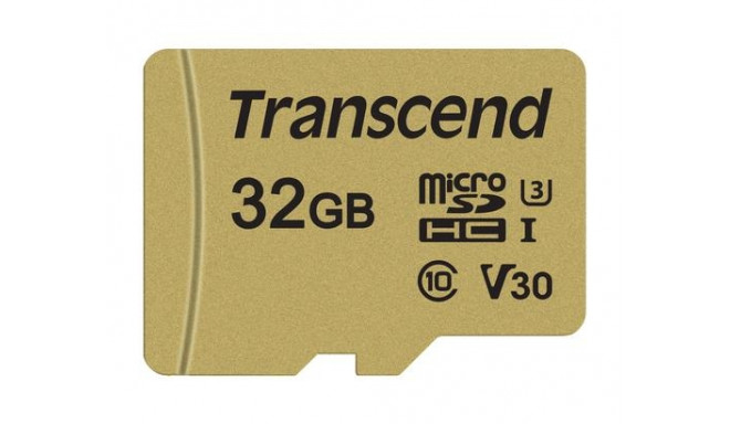 Transcend microSD Card SDHC 500S 32GB