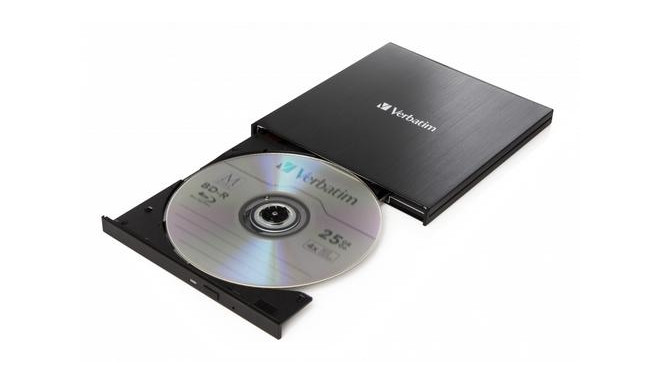 Verbatim 43889 optical disc drive Blu-Ray RW Black