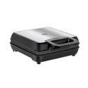 Teesa TSA3224 waffle iron 4 waffle(s) 1100 W Black, Stainless steel