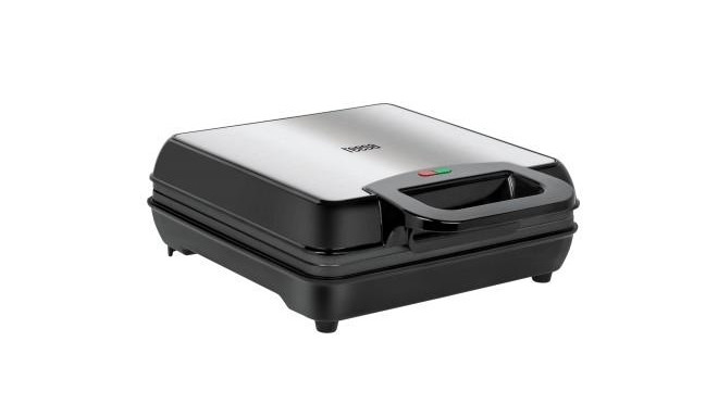 Teesa TSA3224 waffle iron 4 waffle(s) 1100 W Black, Stainless steel