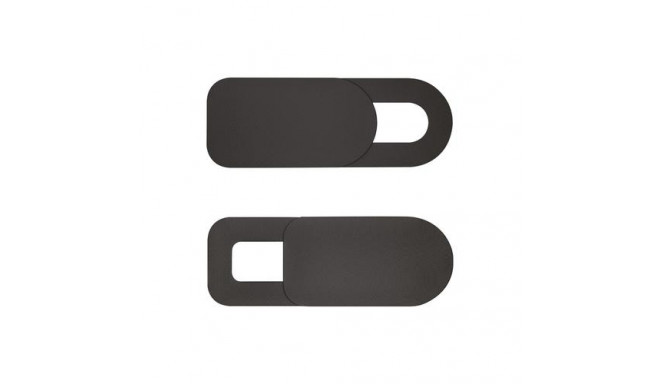 InLine Webcam Slider Cover, black, pack of 2