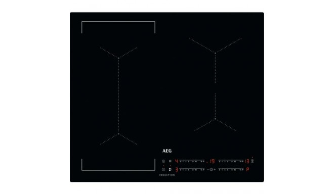 AEG IKE64441IB Black Built-in 60 cm Zone induction hob 4 zone(s)
