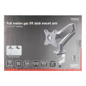 Deltaco ARM-534 monitor mount / stand 68.6 cm (27") Black Desk