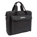 Manhattan London Laptop Bag 12.5", Top Loader, Black, LOW COST, Accessories Pocket, Shoulder St
